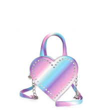 Load image into Gallery viewer, Heart Icy Ombre Rhinestone Crossbody
