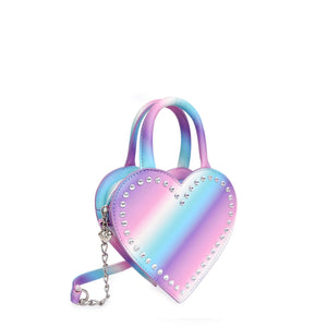 Heart Icy Ombre Rhinestone Crossbody