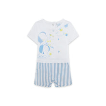 Load image into Gallery viewer, So Cute Baby Blue Romper
