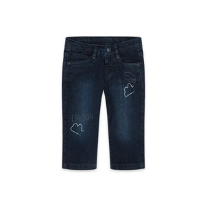 Hello London Blue Pockets Denim Trousers For Boys