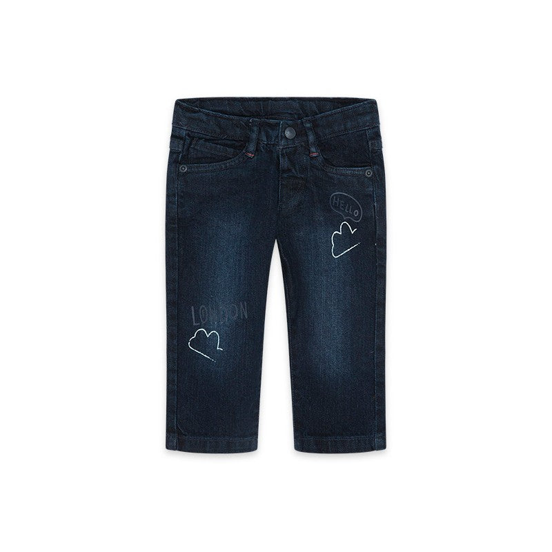 Hello London Blue Pockets Denim Trousers For Boys