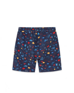 Red Submarine Swim Trunks