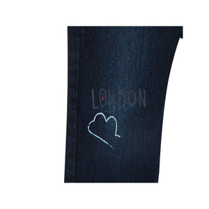 Hello London Blue Pockets Denim Trousers For Boys